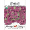 New Red Fire Lettuce Seeds (Organic) -Brandt Sales Organic Lettuce New Red Fire