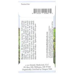 Strictly Medicinal Organic Borage -Brandt Sales SNV7006 web2