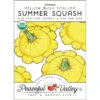 Scallop Yellow Bush Summer Squash Seeds (Organic) -Brandt Sales Squash Summer Scallop Yellow Bush
