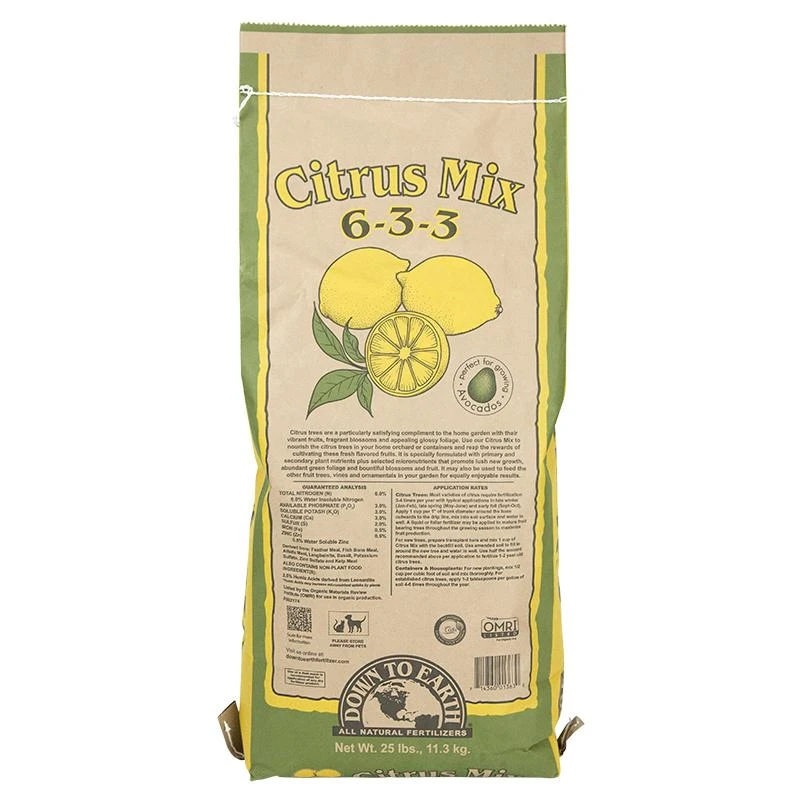 Citrus Mix Fertilizer 6-3-3 (25 Lb Bag) 3 Citrus Mix Fertilizer 6-3-3 (25 Lb Bag)