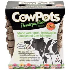 CowPots - 4" Square (Pack Of 12)