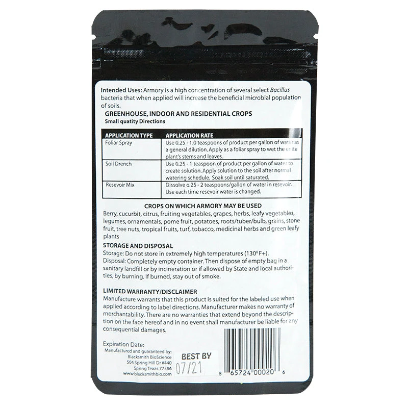 Blacksmith BioScience Armory (2 Oz) 4 Blacksmith BioScience Armory (2 Oz) - Image 2