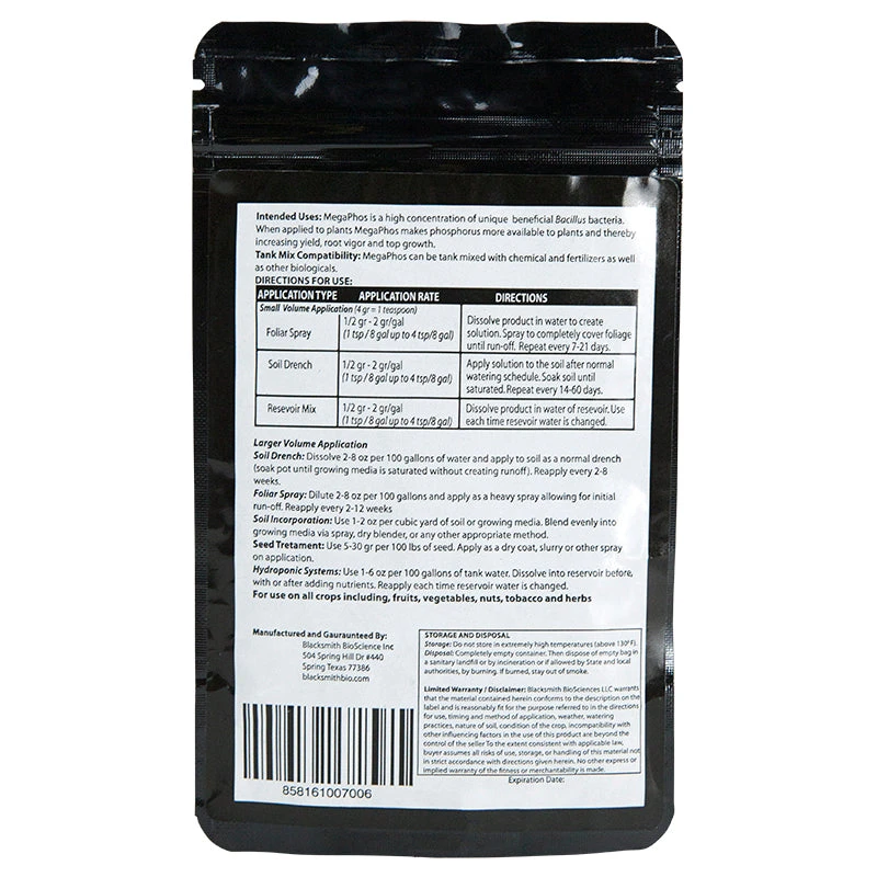 Blacksmith BioScience MegaPhos (2 Oz) 4 Blacksmith BioScience MegaPhos (2 Oz) - Image 2