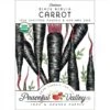 Black Nebula Carrot Seeds (Organic) -Brandt Sales organic carrot black nebula
