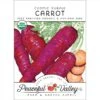 Cosmic Purple Carrot Seeds (Organic) -Brandt Sales organic carrot cosmic purple