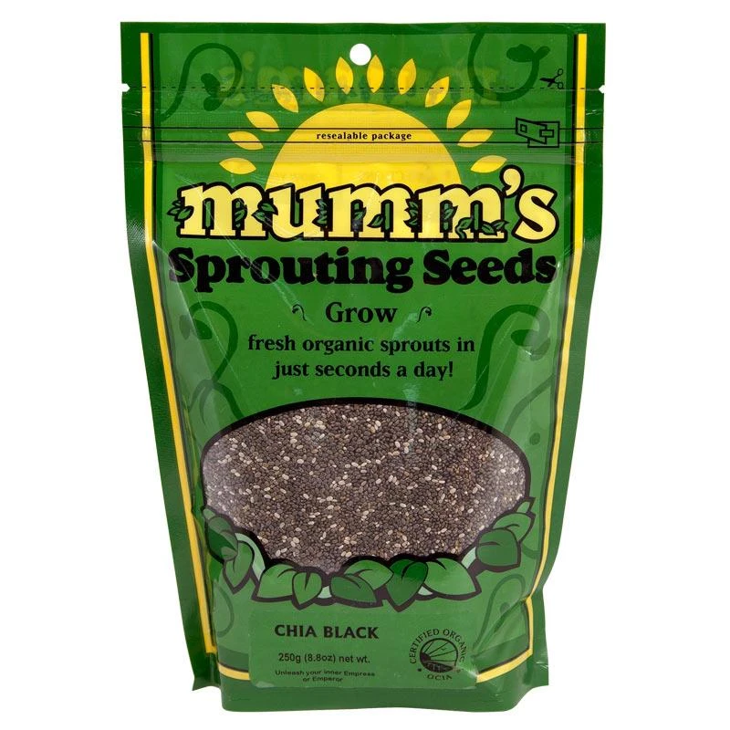 Organic Chia Sprouting Seeds (8.8 Oz) 3 Organic Chia Sprouting Seeds (8.8 Oz)