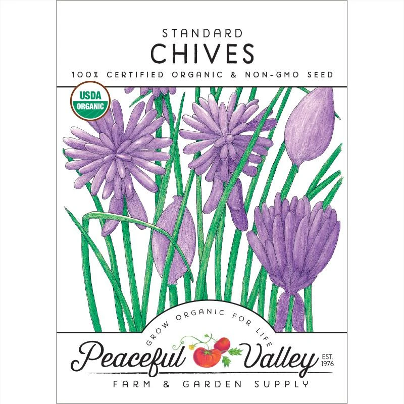 Organic Chives, Common 3 Organic Chives, Common