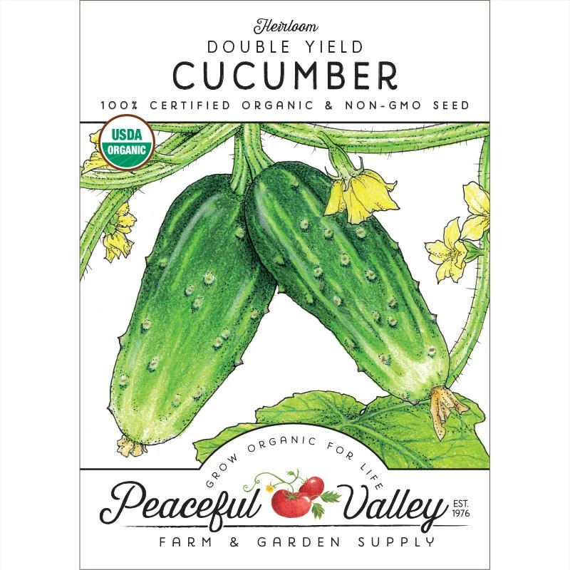 Double Yield Cucumber Seeds (Organic) 3 Double Yield Cucumber Seeds (Organic)