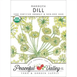Organic Dill, Mammoth