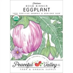Rosa Bianca Eggplant Seeds (Organic)