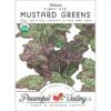 Mustard Giant Red Greens Seeds (Organic) -Brandt Sales organic greens mustard giant red