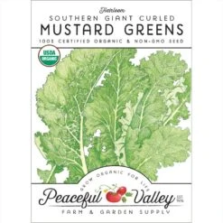 Mustard Southern Giant Curled Greens Seeds (Organic)