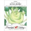 White Vienna Kohlrabi Seeds (Organic) 2 White Vienna Kohlrabi Seeds (Organic) -Brandt Sales organic kohlrabi white vienna