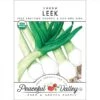 Varna Leek Seeds (Organic) -Brandt Sales organic leek varna