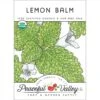 Organic Lemon Balm -Brandt Sales organic lemon balm