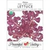 Red Oakleaf Lettuce Seeds (Organic) -Brandt Sales organic lettuce red oakleaf