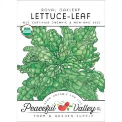 Royal Oakleaf Lettuce Seeds (Organic)
