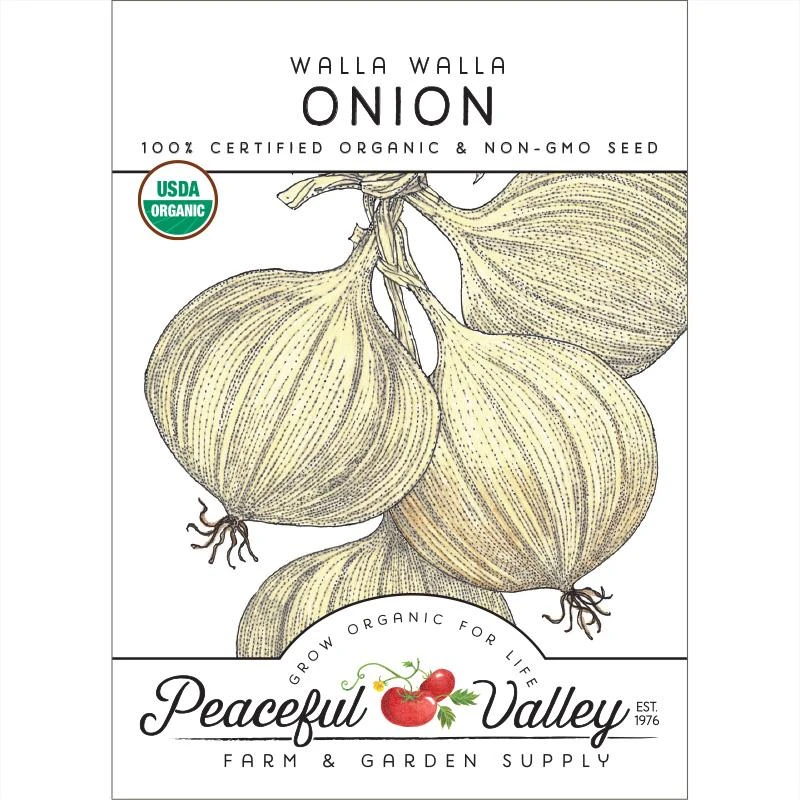 Walla Walla Onion Seeds (Organic) 3 Walla Walla Onion Seeds (Organic)