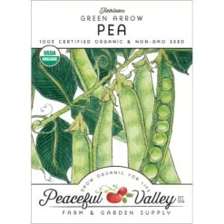 Green Arrow Pea Seeds (Organic)