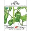 Padron Pepper Seeds (Organic) -Brandt Sales organic pepper padron