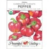 Sheepnose Sweet Pepper Seeds (Organic) -Brandt Sales organic pepper sheepnose pimento