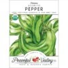 Shishito Pepper Seeds (Organic) -Brandt Sales organic pepper shishito