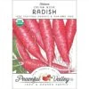 China Rose Radish Seeds (Organic) -Brandt Sales organic radish china rose