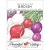 Easter Egg Mix Radish Seeds (Organic) -Brandt Sales organic radish easter egg mix