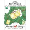 Pineapple (Ground Cherry) Tomatillo Seeds (Organic) -Brandt Sales organic tomatillo pineapple ground cherry