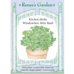 Renee's Garden Basil Mini Windowbox