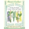 Renee's Garden Bean Pole Tricolor Green Yellow & Purple