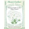 Renee's Garden Feverfew Double White Wonder -Brandt Sales renee s garden feverfew double white wonder
