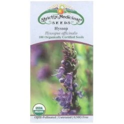 Strictly Medicinal Organic Hyssop, Official